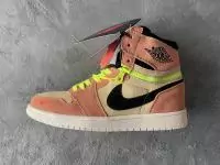 baskets air jordan 1 pour homme aj1 apricot powder cw6576-800